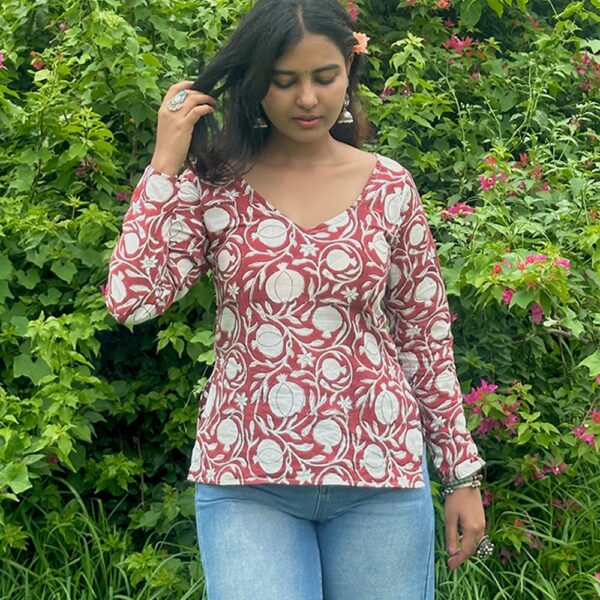 Sarvani - Full Sleeves Fitted Kurti